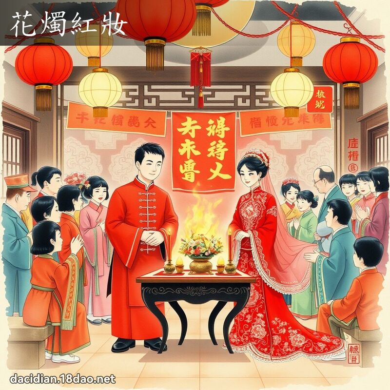 花烛红妆 配图