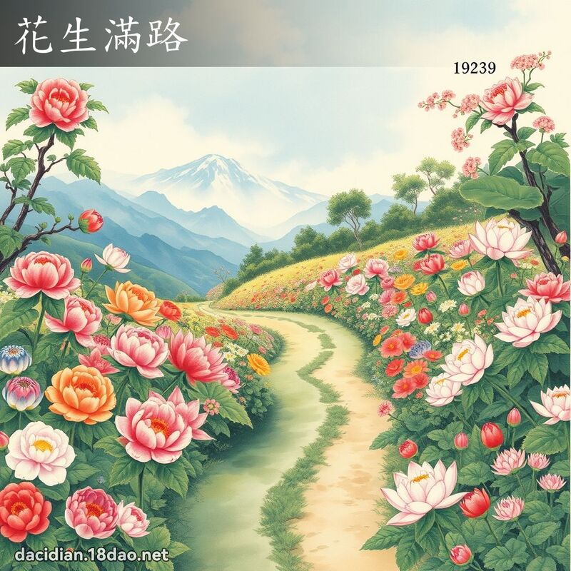 花生满路 配图