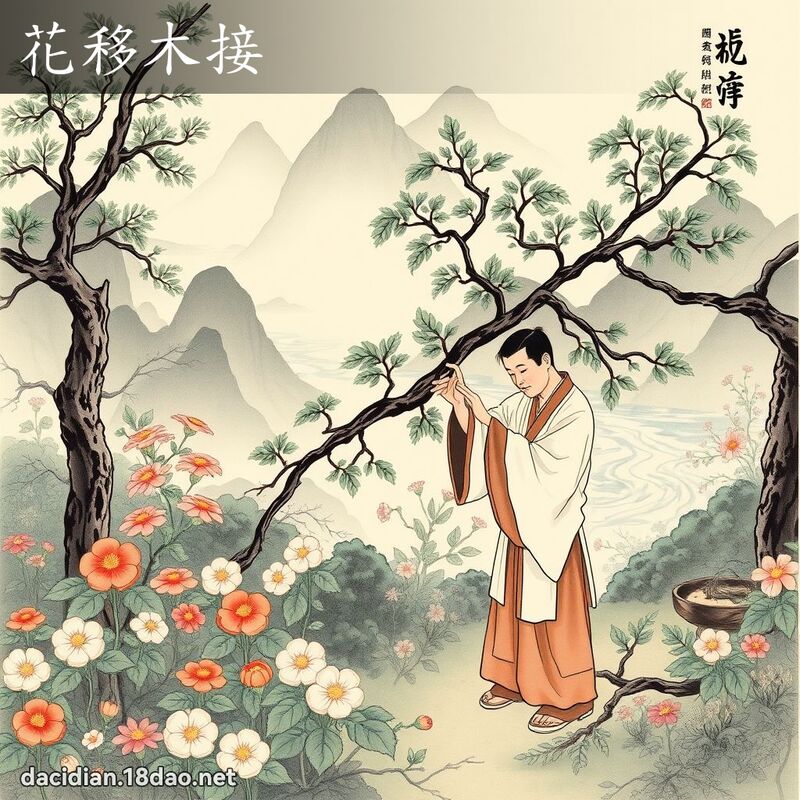 花移木接 配图
