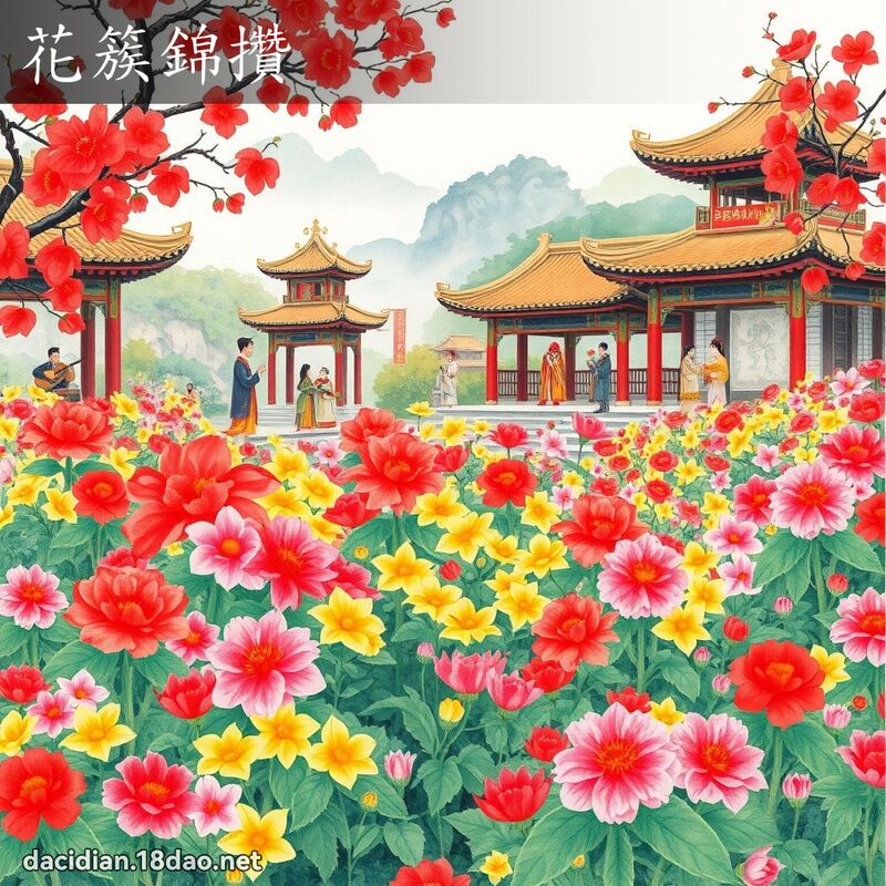 花簇锦攒 配图