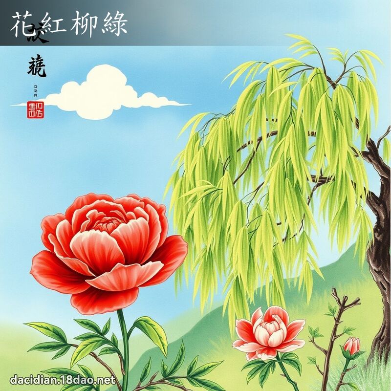 花红柳绿 配图