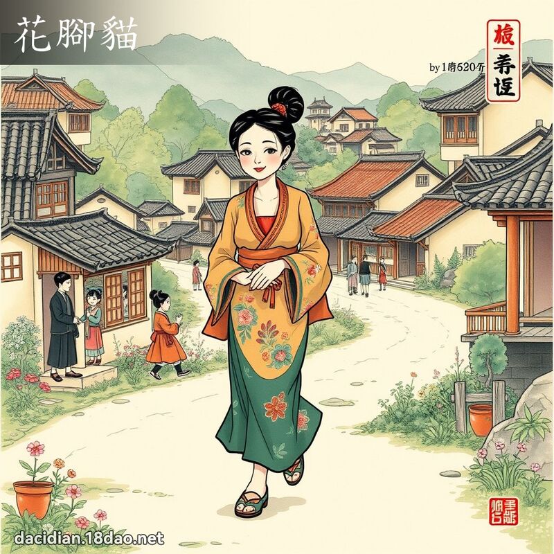 花脚猫 配图