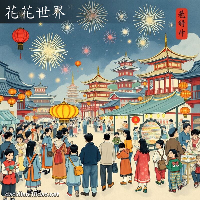 花花世界 配图