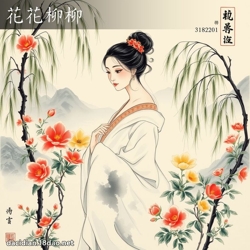 花花柳柳 配图
