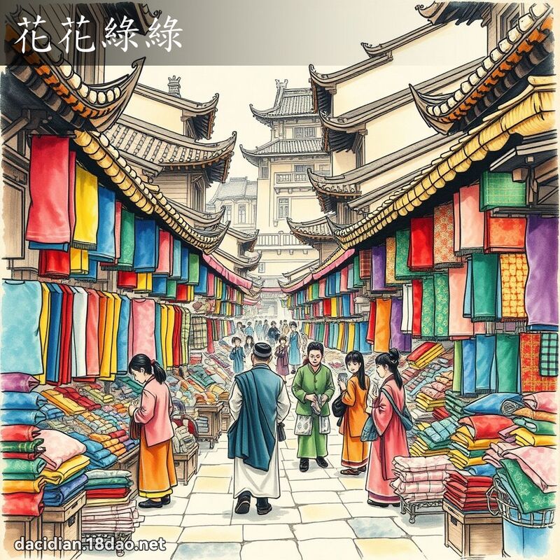 花花绿绿 配图