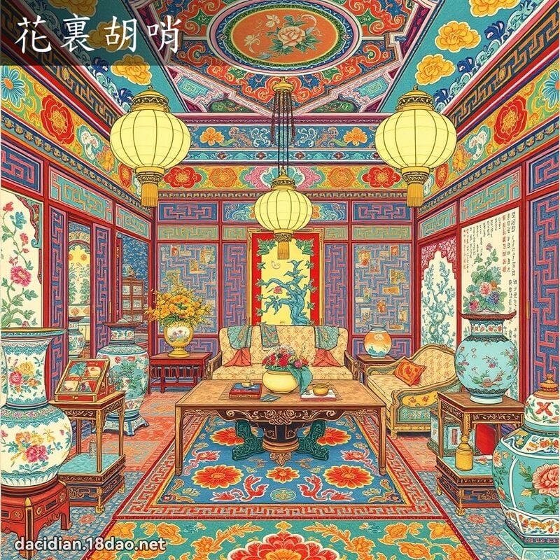 花裏胡哨 配图