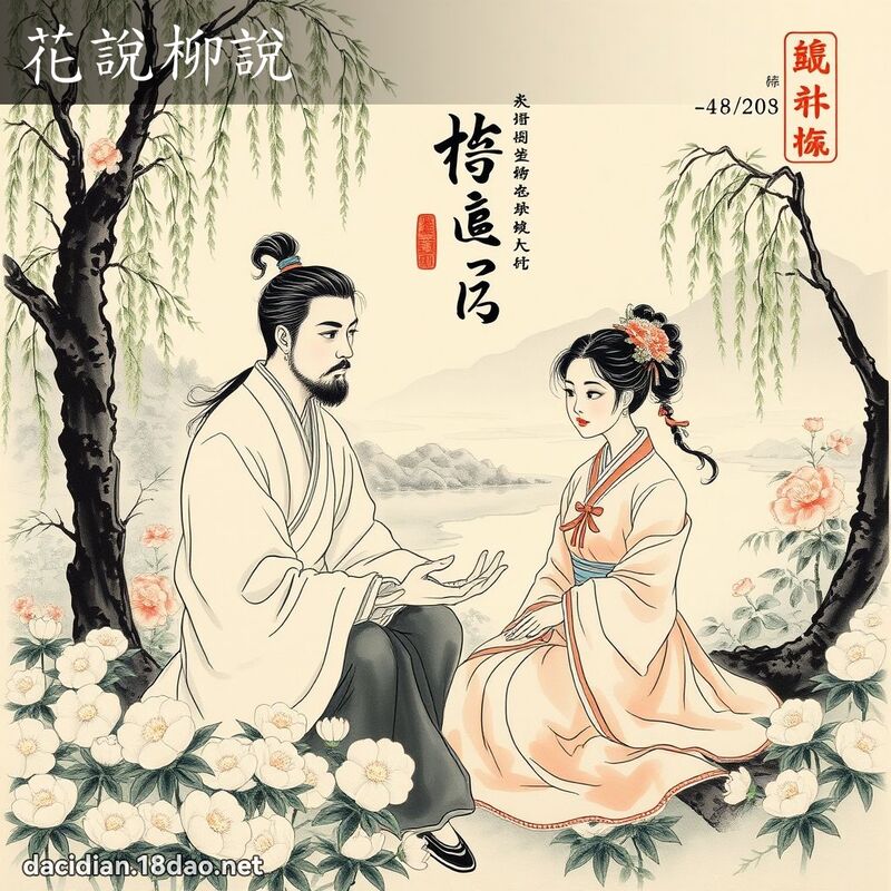 花说柳说 配图