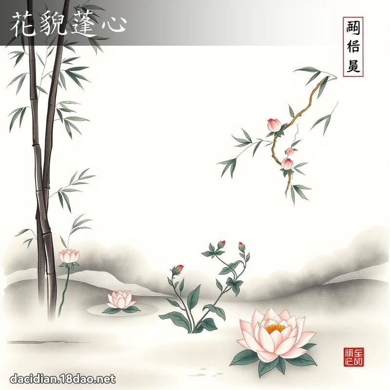 花貎蓬心 配图