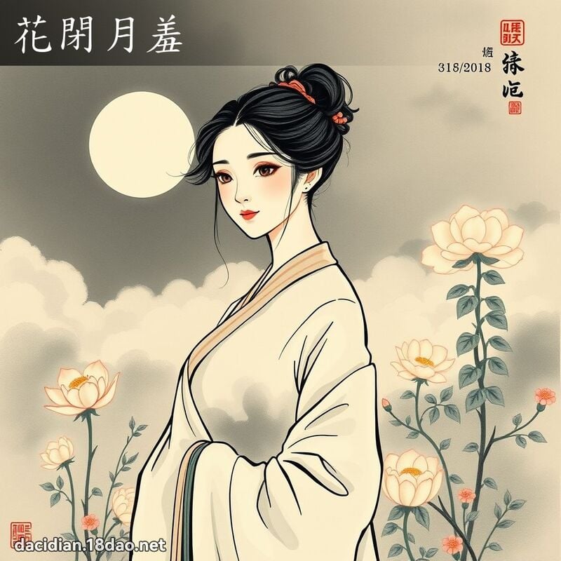花闭月羞 配图