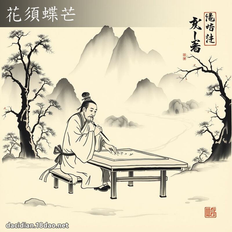 花须蝶芒 配图