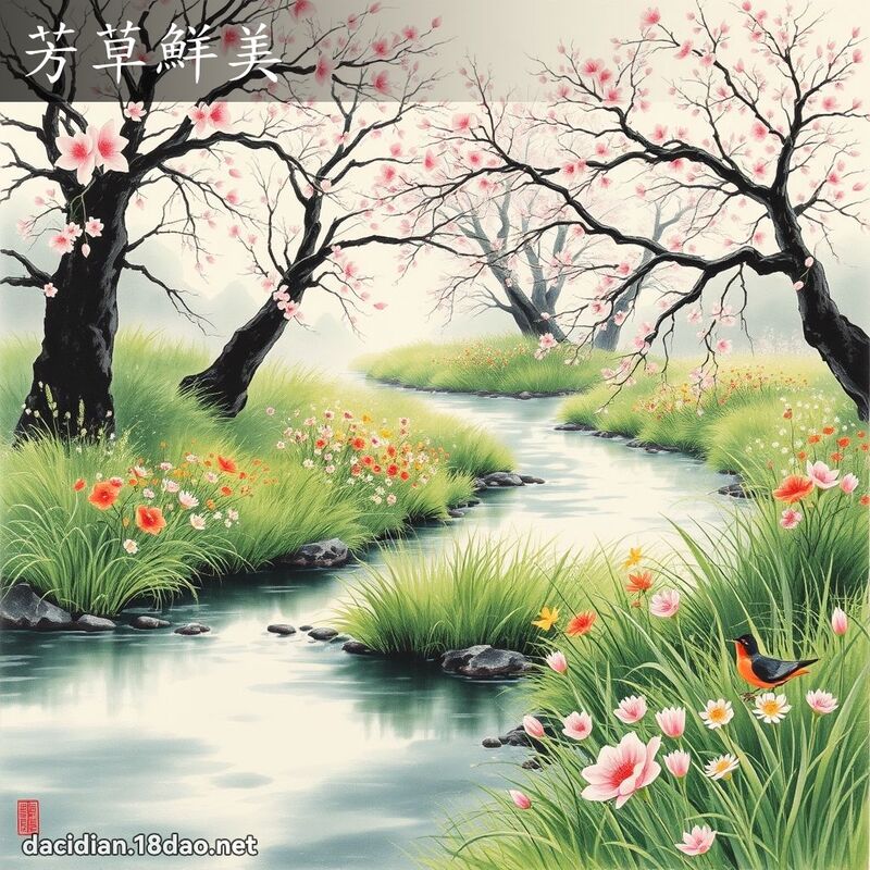 芳草鲜美 配图