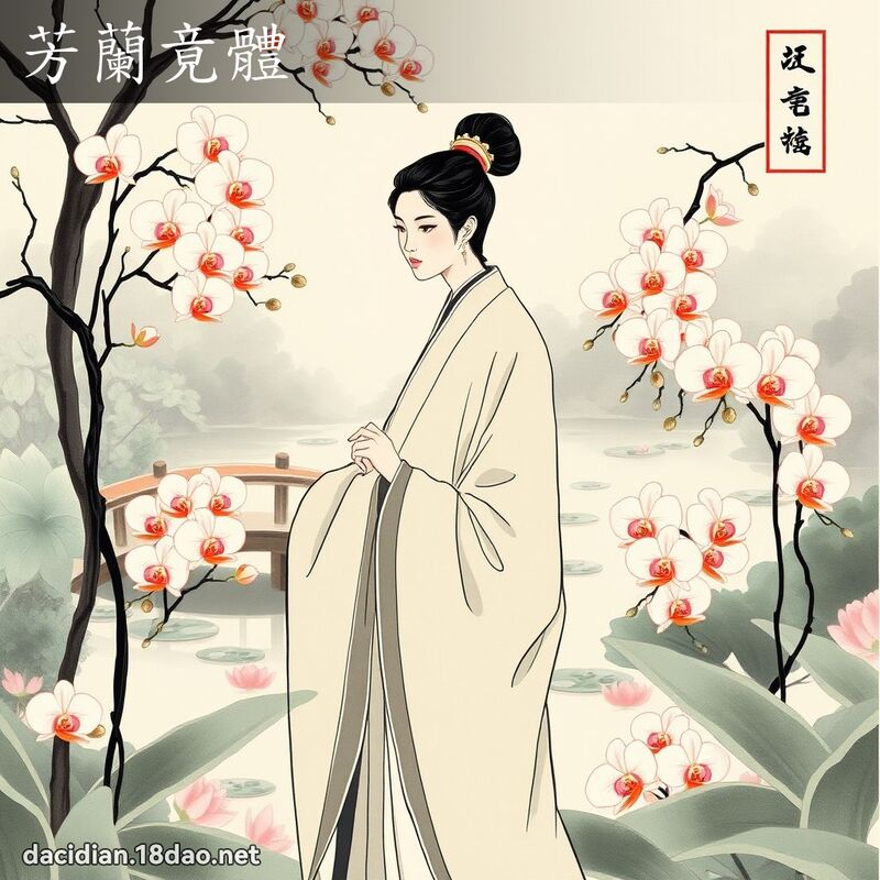 芳兰竟体 配图