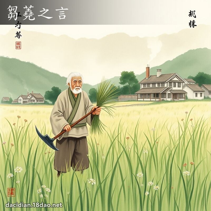 芻蕘之言 配图