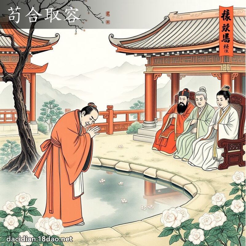苟合取容 配图