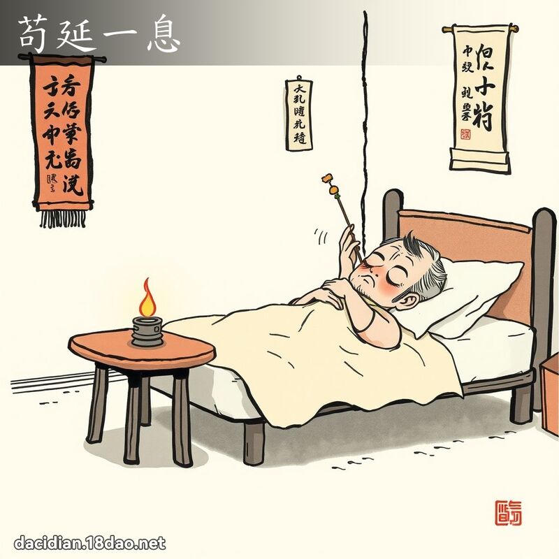 苟延一息 配图