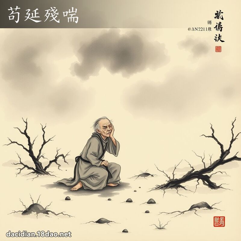 苟延残喘 配图