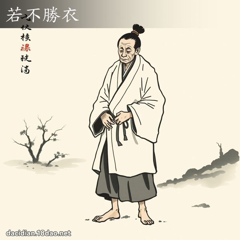 若不胜衣 配图