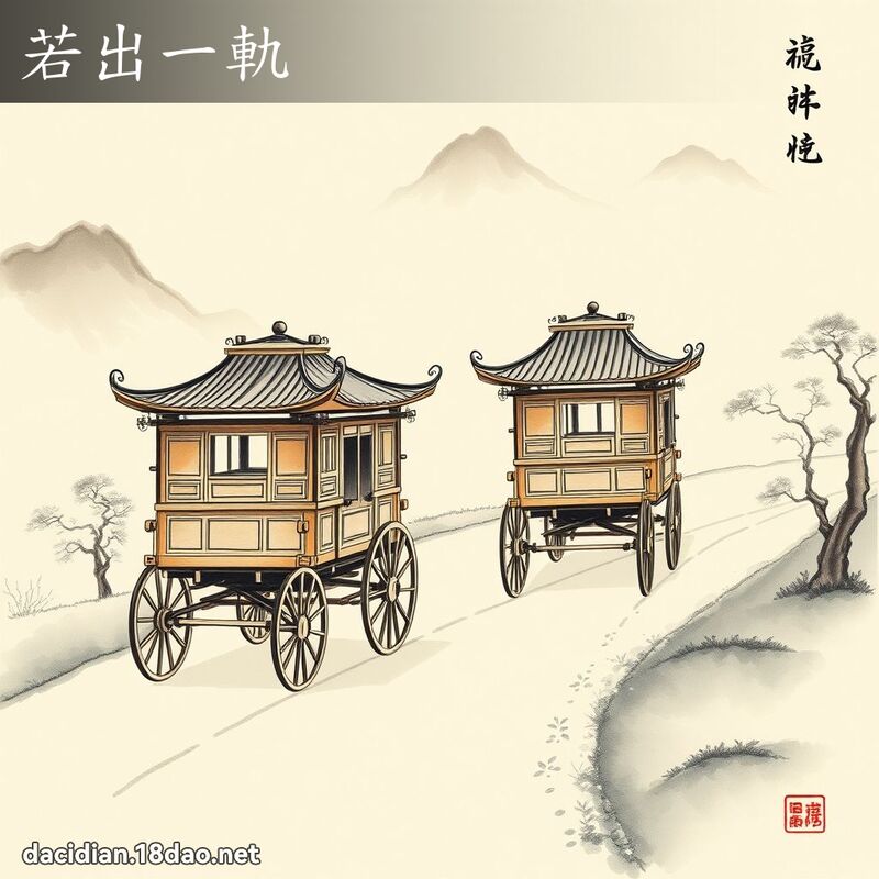 若出一轨 配图