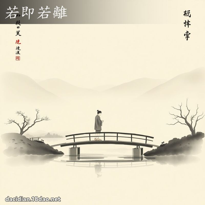若即若离 配图