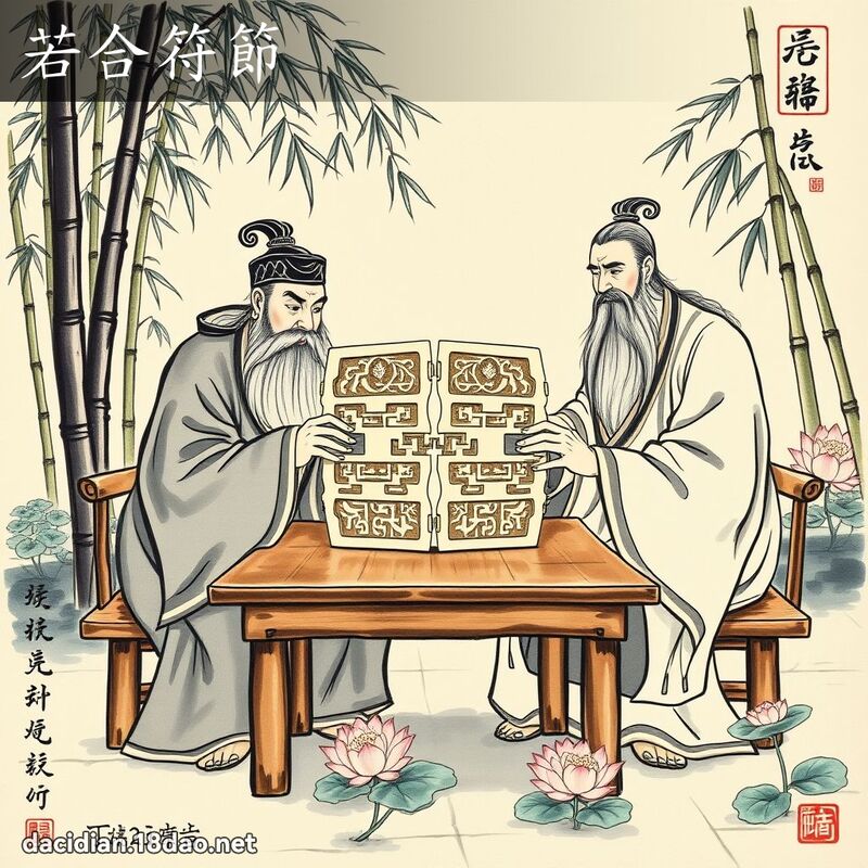 若合符节 配图