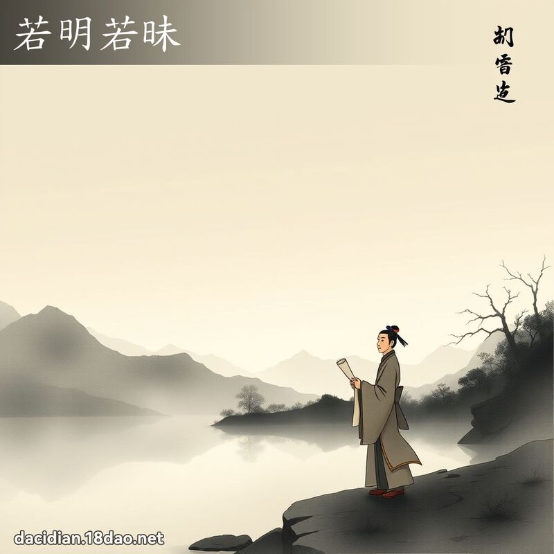 若明若昧 配图