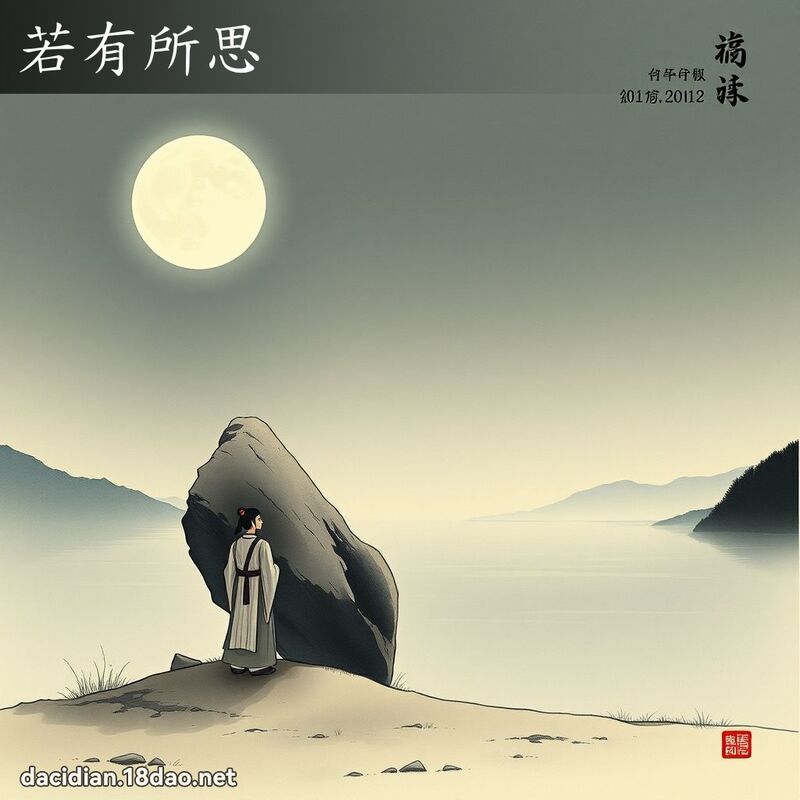 若有所思 配图