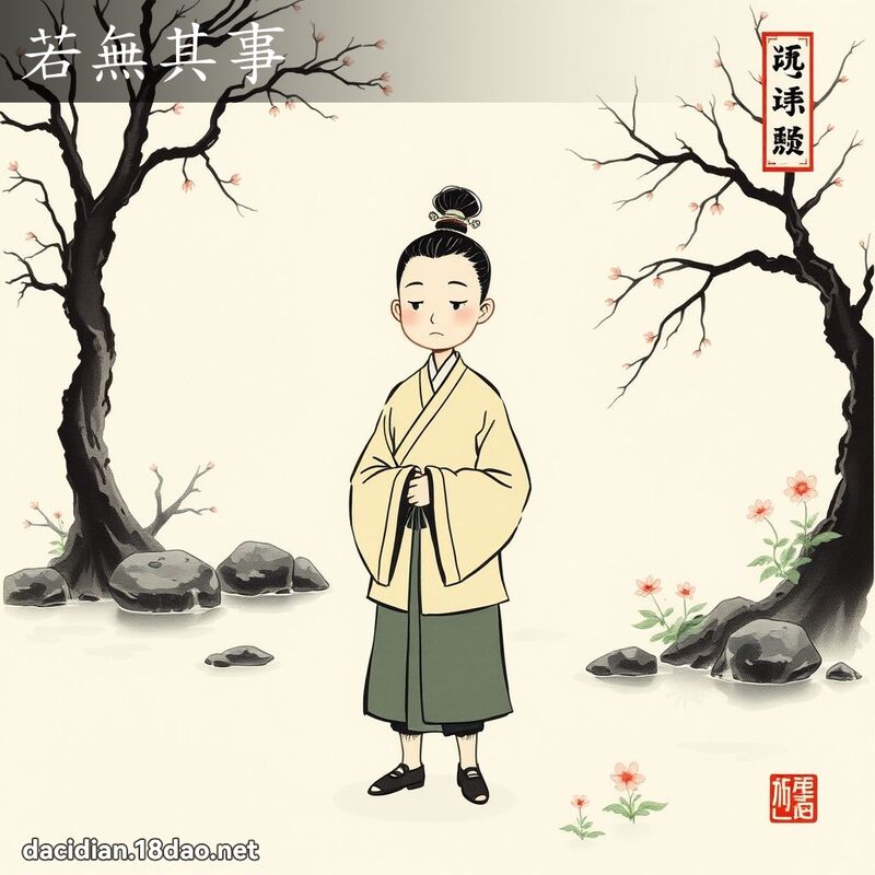 若无其事 配图