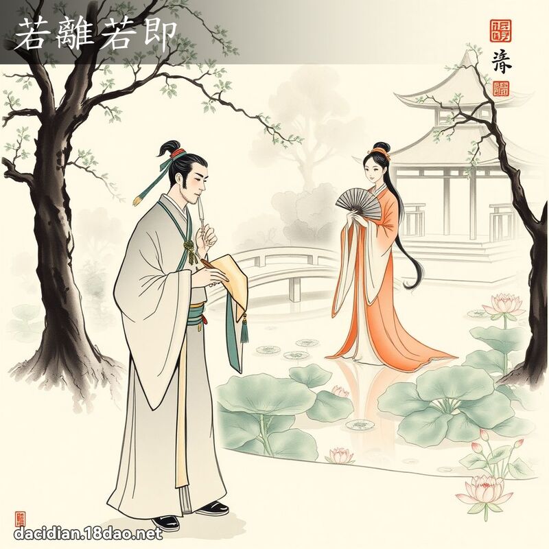 若离若即 配图