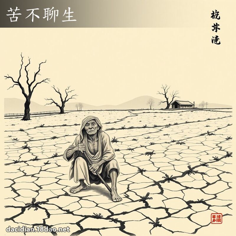 苦不聊生 配图