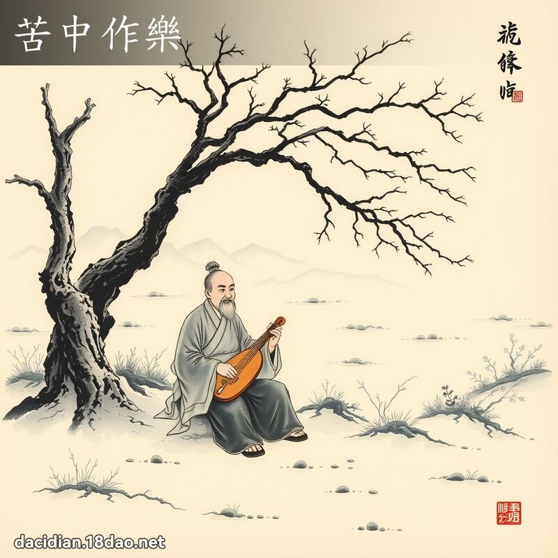 苦中作乐 配图