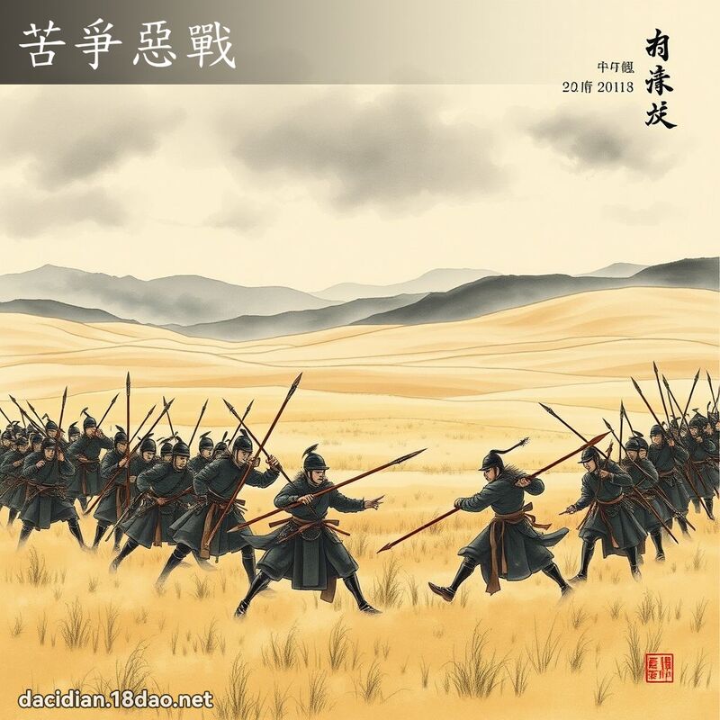 苦爭恶战 配图