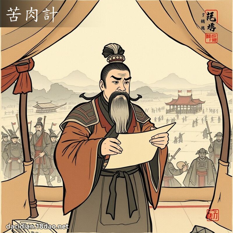 苦肉计 配图