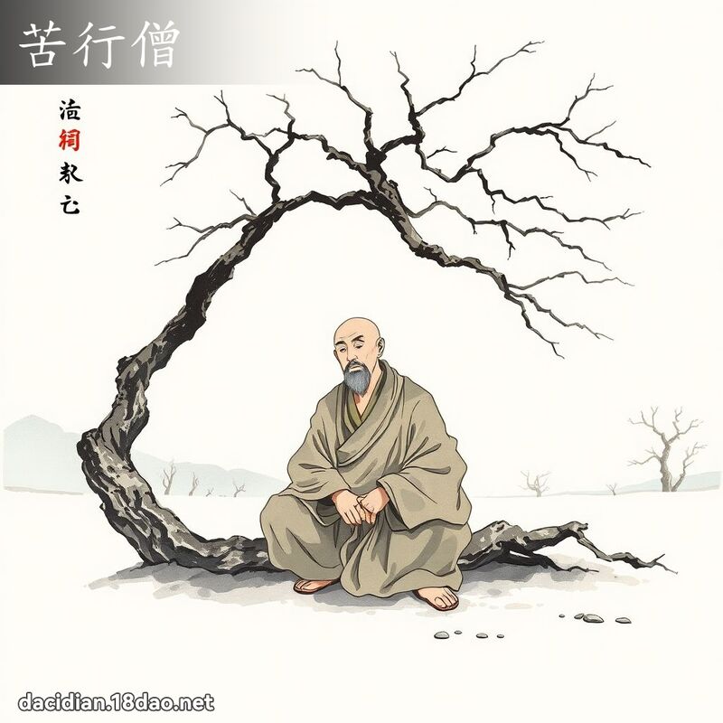 苦行僧 配图
