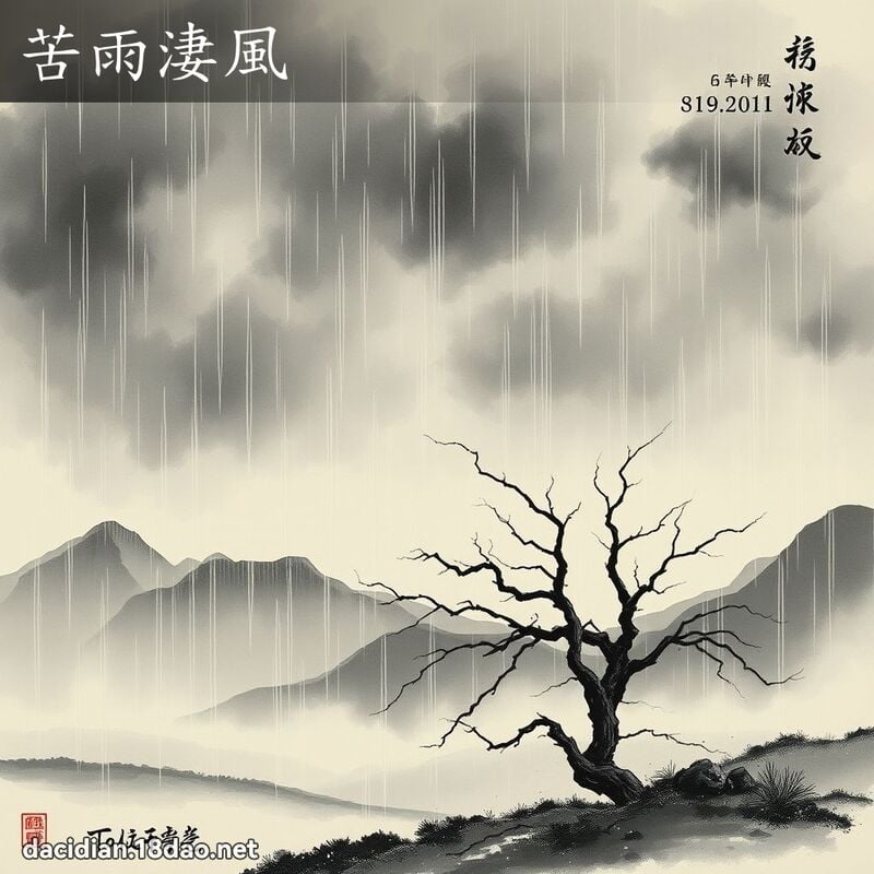 苦雨淒风 配图