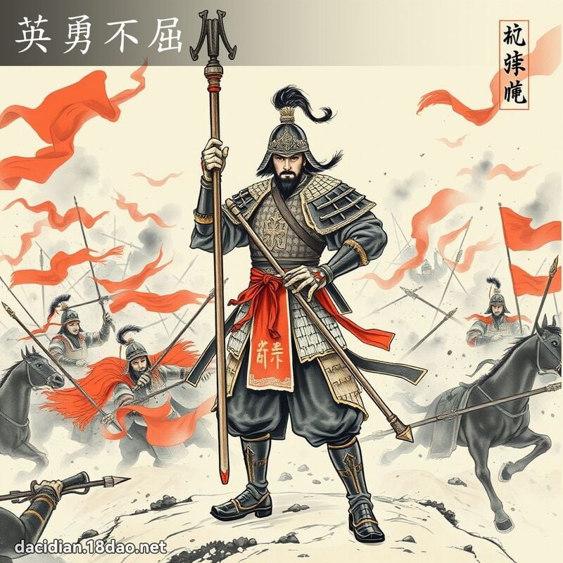 英勇不屈 配图