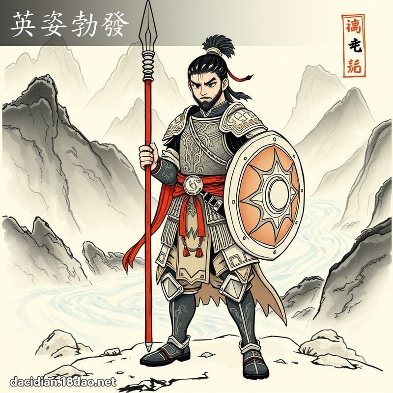 英姿勃发 配图