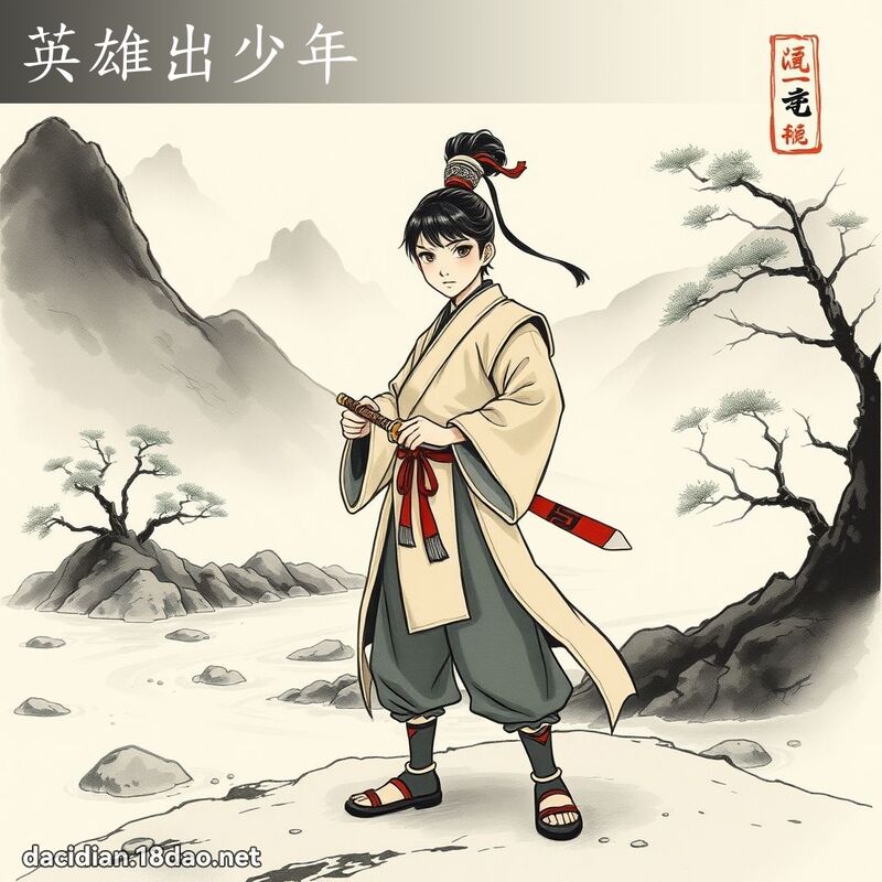英雄出少年 配图