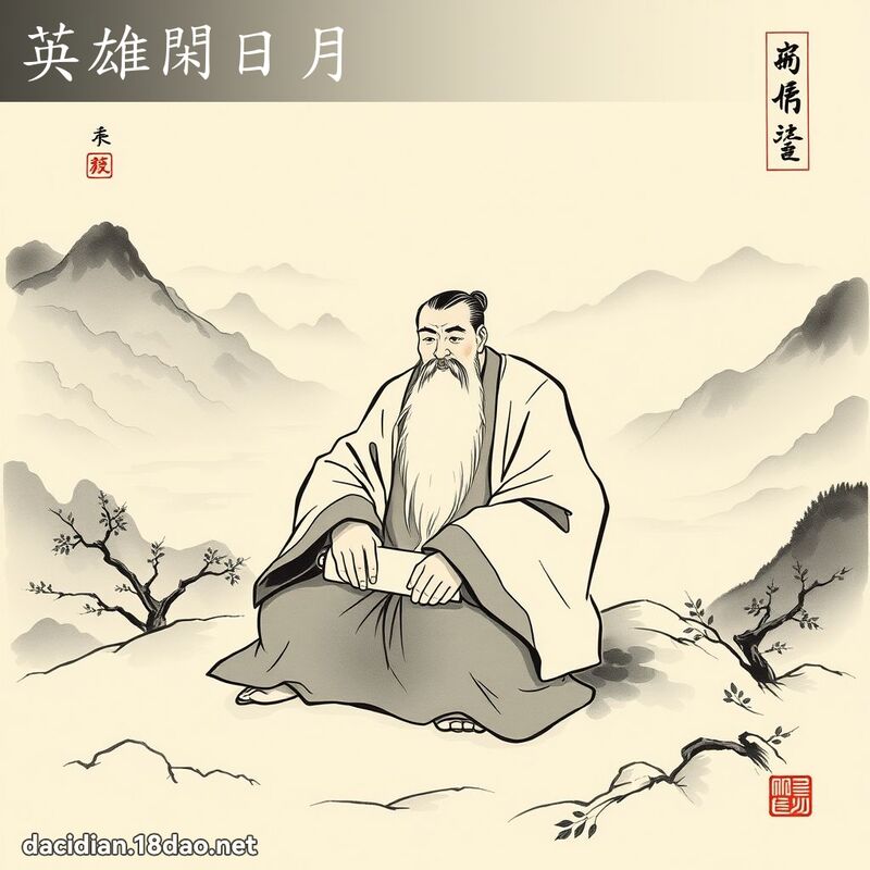 英雄闲日月 配图