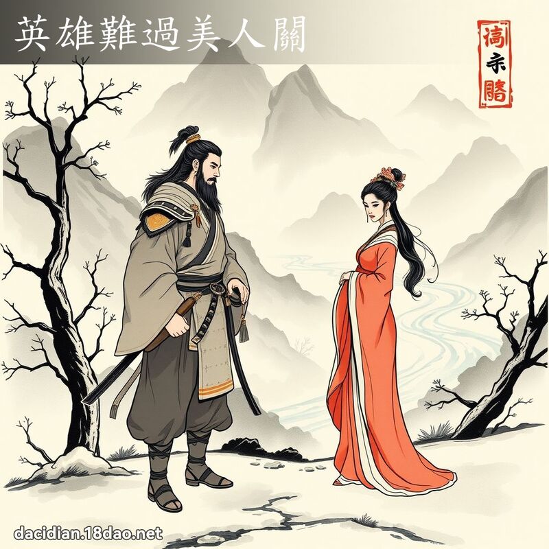 英雄难过美人关 配图