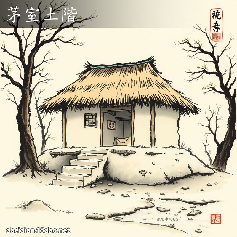 茅室土阶 配图