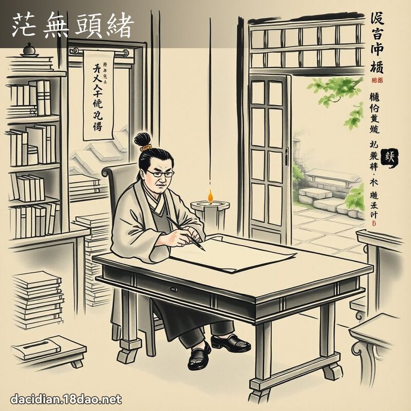 茫无头绪 配图