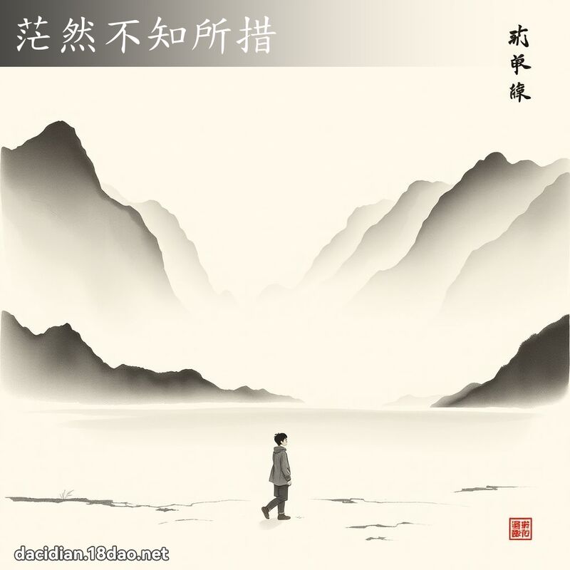 茫然不知所措 配图