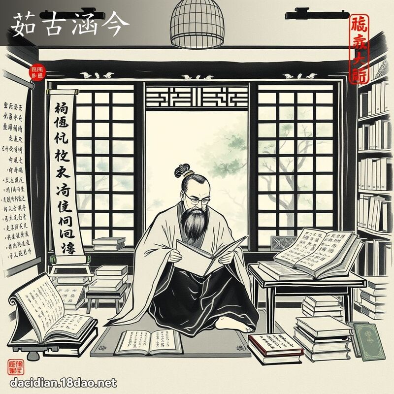 茹古涵今 配图