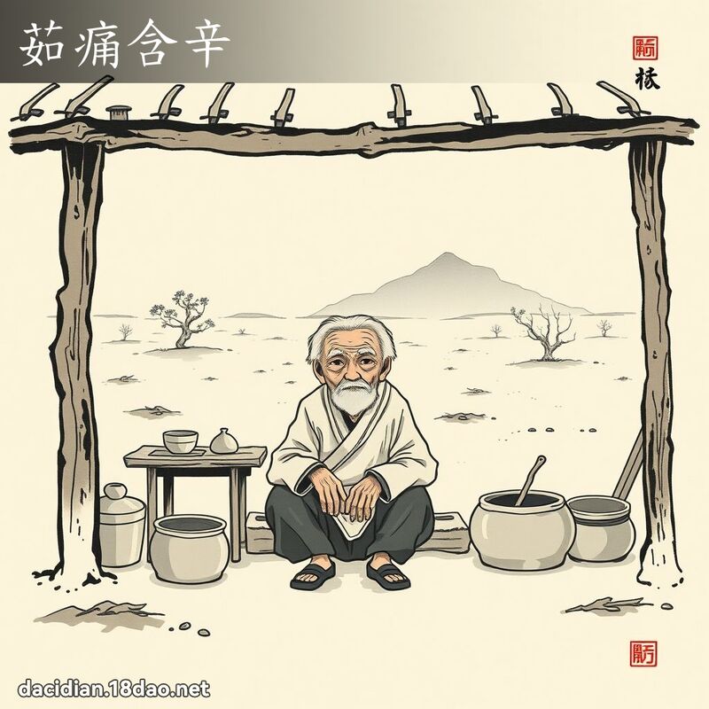 茹痛含辛 配图