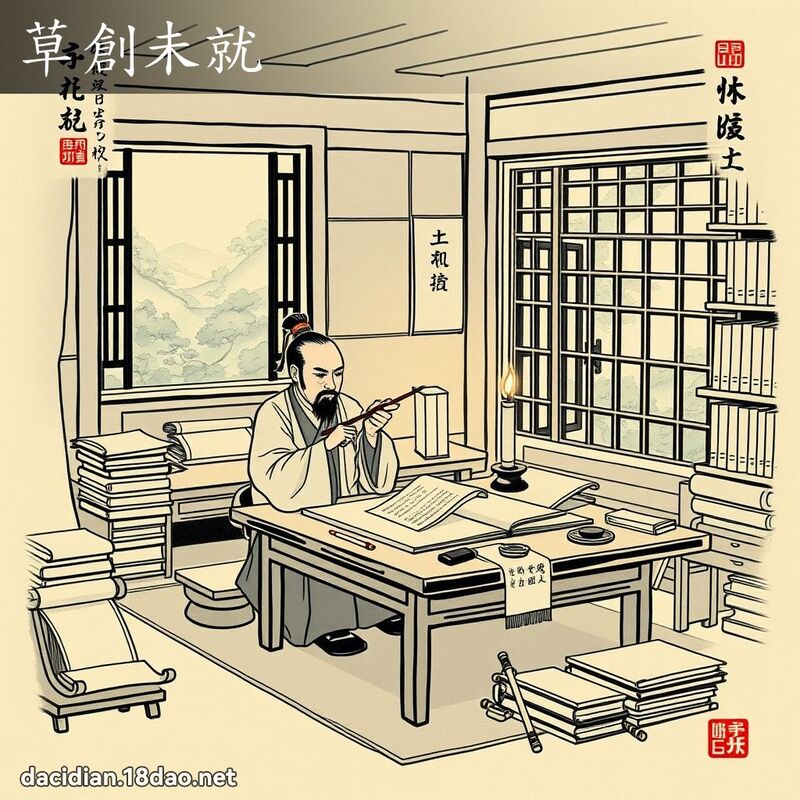 草创未就 配图