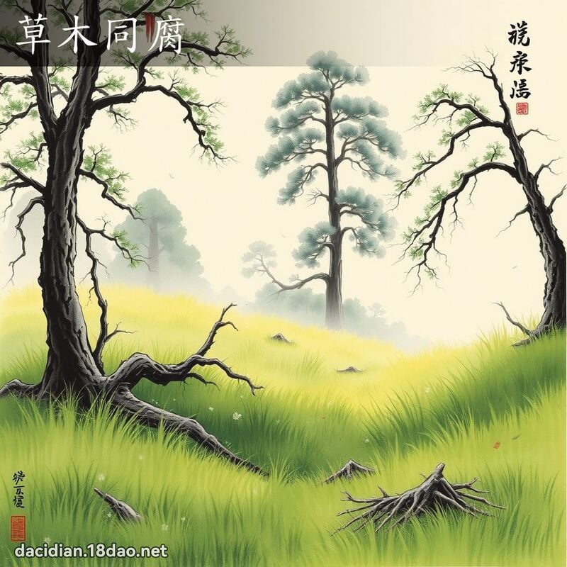 草木同腐 配图