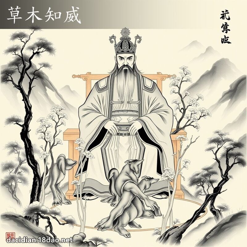 草木知威 配图