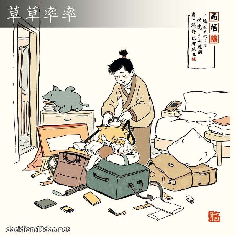 草草率率 配图