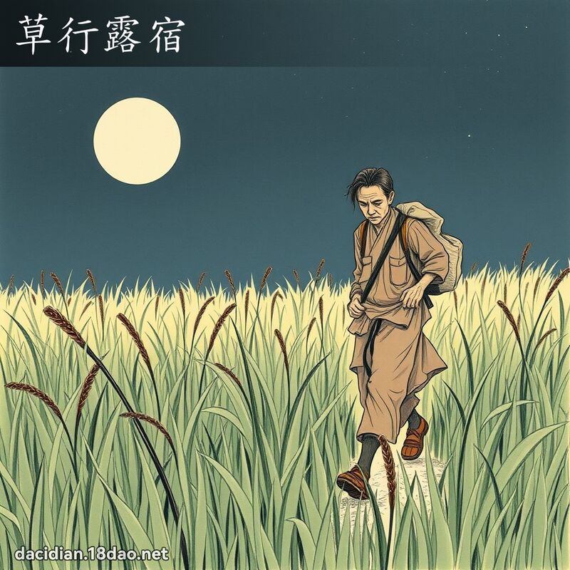草行露宿 配图