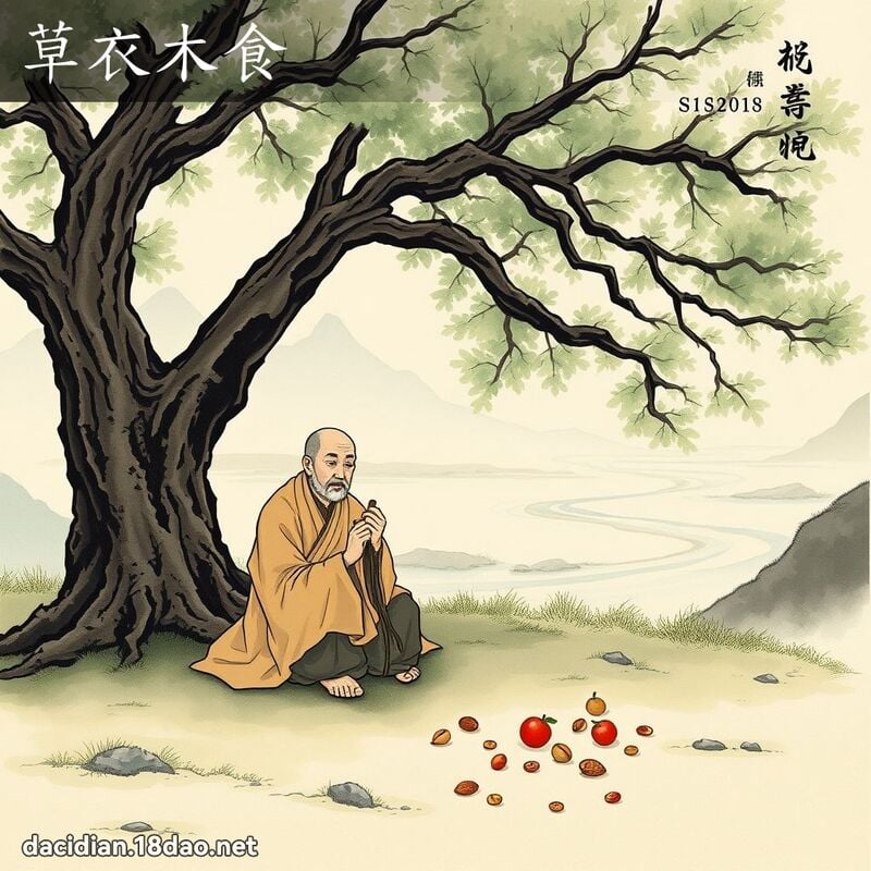 草衣木食 配图
